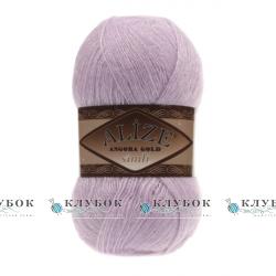 Пряжа Alize «Angora Gold simli / Ангора Голд симлі» Туреччина №27(бузок)