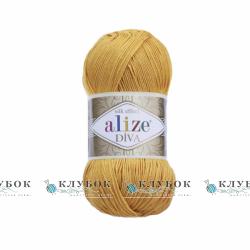Пряжа Alize «Diva / Дива» №488(шафран)