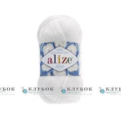 Пряжа Alize «Miss / Міс»   №55(білий)