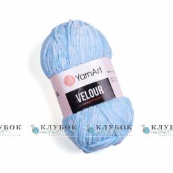 Пряжа Yarnart "Velour / Велюр" Туреччина №851(блакитний)