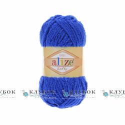 Плюшева пряжа Alize «Softy / Софті» №141(волошка)