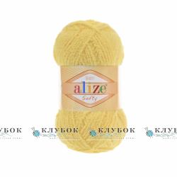 Плюшева пряжа Alize «Softy / Софті» №187(лимонний)