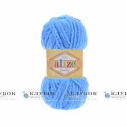 Плюшева пряжа Alize «Softy / Софті» №364(бірюза)