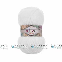 Пряжа Alize «Softy Plus / Софті Плюс» Туреччина №55(білий)