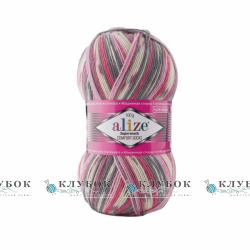 Пряжа для шкарпеток Alize «Superwash /Супервош» №7707