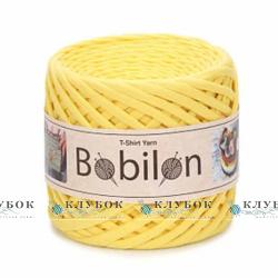 Трикотажна пряжа Bobilon Medium / Бобілон Медіум 7-9мм   (банановий)