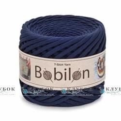 Трикотажна пряжа Bobilon Medium / Бобілон Медіум 7-9мм   (синій сапфір)