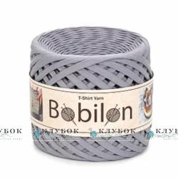 Трикотажна пряжа Bobilon Medium / Бобілон Медіум 7-9мм (попелястий)