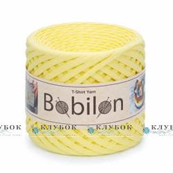 Трикотажна пряжа Bobilon Medium / Бобілон Медіум 7-9мм   (лимонний)
