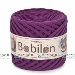 Трикотажна пряжа Bobilon Medium / Бобілон Медіум 7-9мм   (сливовий)