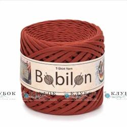 Трикотажна пряжа Bobilon Medium / Бобілон Медіум 7-9мм   (теракот)