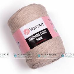 Пряжа YarnArt «MACRAME CORD / Макраме Корд 5мм» Туреччина №753 (бежевий)