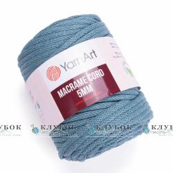 Пряжа YarnArt «MACRAME CORD / Макраме Корд 5мм» Туреччина №795 (блакитний)