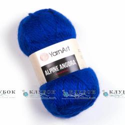 Пряжа напіввовна YarnArt "Alpine Angora / Альпін Ангора" Туреччина №343(електрик)