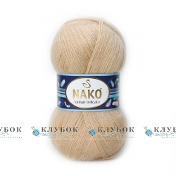 Пряжа NAKO «Mohair Delicate / Мохер Делікат» Туреччина №6104/ 219(бежевий)