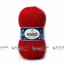 Пряжа NAKO «Mohair Delicate / Мохер Делікат» Туреччина №6109/207(червоний)