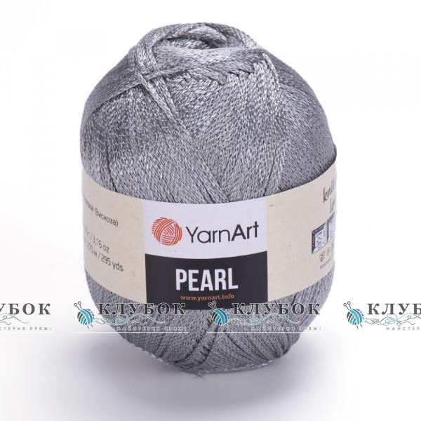 Пряжа YarnArt «Pearl \ Перл » Турция №114(сталь)