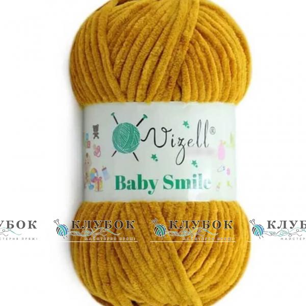 Пряжа Vizell «Baby Smile / Беби Смайл» Турция №12(горчица)