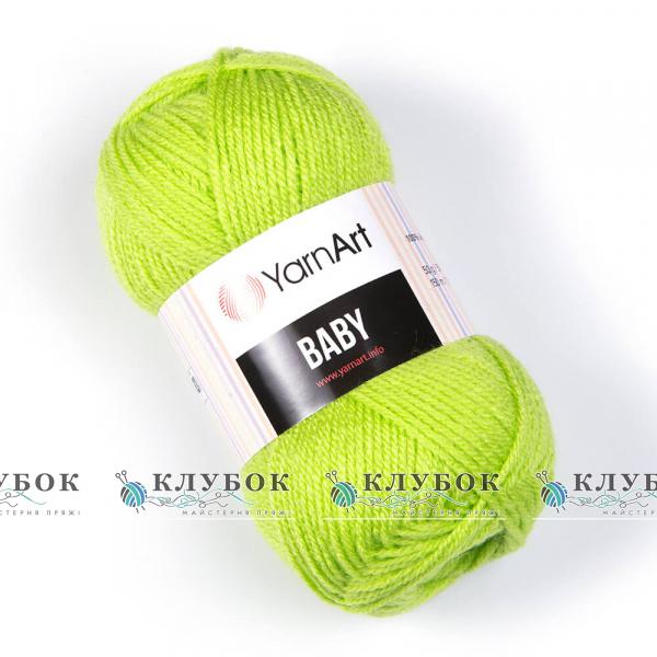 Пряжа YarnArt « Беби » №13854(салатовый)