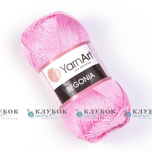 Пряжа YarnArt «Begonia \ Бегония»  №319(розовый)