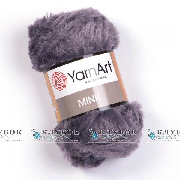 Пряжа YarnArt «Mink / Мінк»   №335(темно сірий)