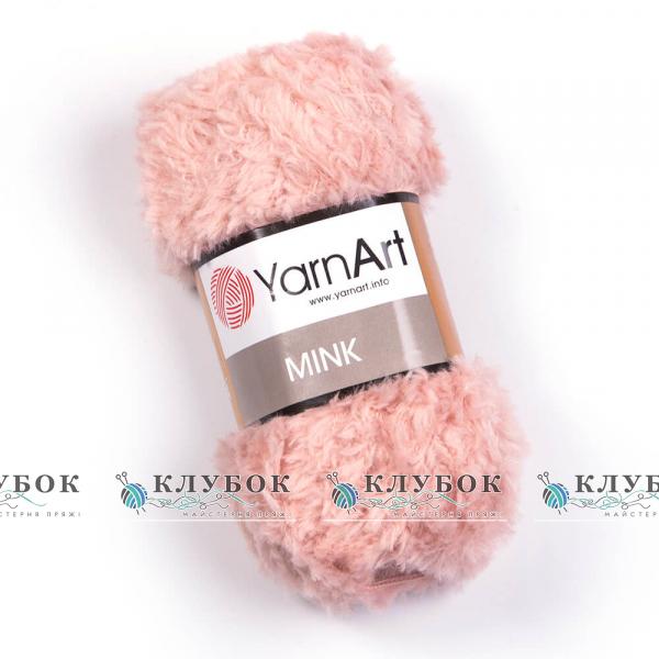 Пряжа YarnArt «Mink / Мінк»  №341(пудра)