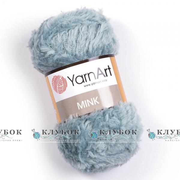 Пряжа YarnArt «Mink / Минк»   №348(водяная зелень)