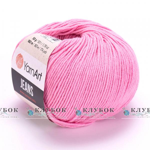 Пряжа YarnArt «Jeans / Джинс» Турция №36(розовый)