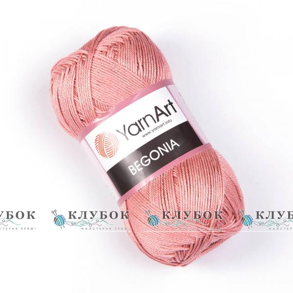 Пряжа YarnArt «Begonia \ Бегония»  №4105(темная пудра)