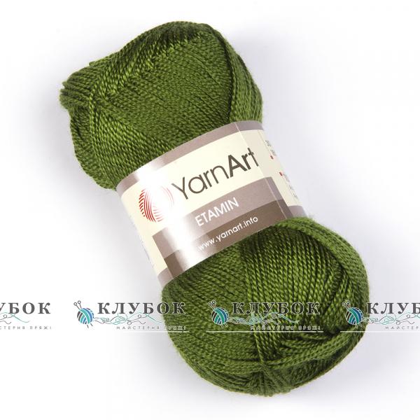 Пряжа YarnArt «Etamin / Этамин» Турция №444(хаки)