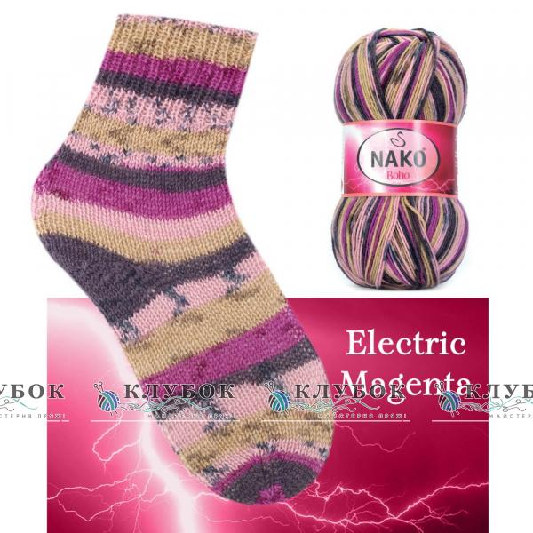 Носочная пряжа Nako «Boho / Бохо»  №82448