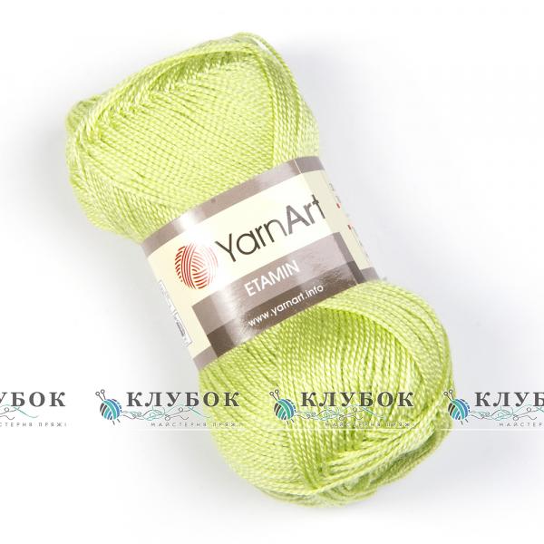 Пряжа YarnArt «Этамин»  №452(салатовый)