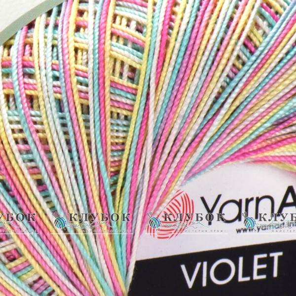 Пряжа YarnArt «Violet / Виолет»  №502(меланж)
