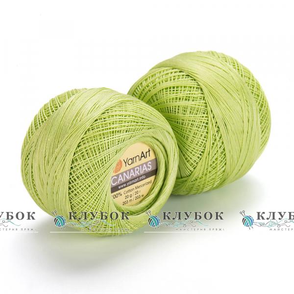 Пряжа Yarnart «Canarias / Канаріас» №5352(салатовий)