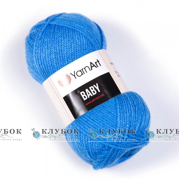 Пряжа YarnArt «Беби »  №600(синий)