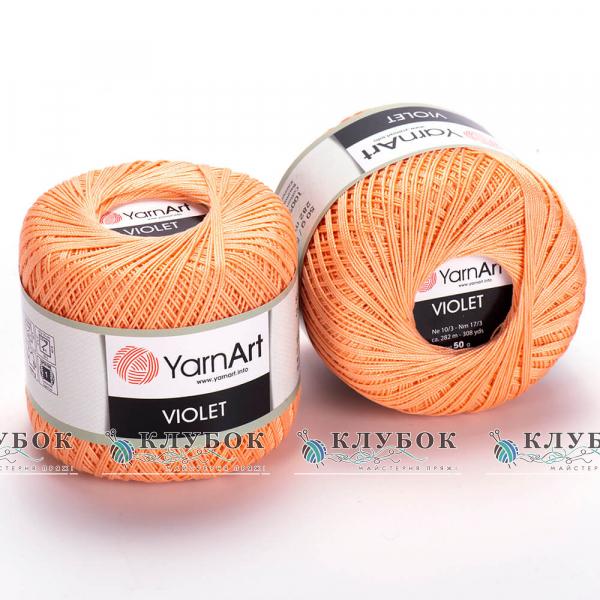 Пряжа YarnArt «Violet / Виолет» №6322(персик)
