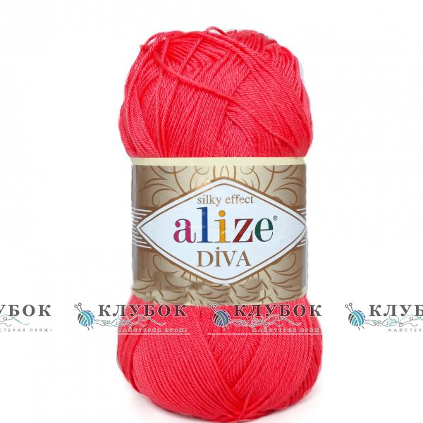 Пряжа Alize «Diva / Дива» №661(гвоздика)