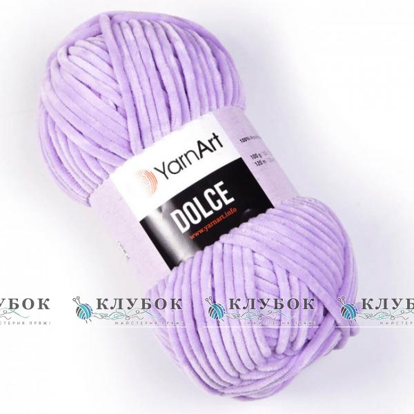 Плюшевая пряжа YarnArt «Dolce / Дольче» №744(сиреневый)