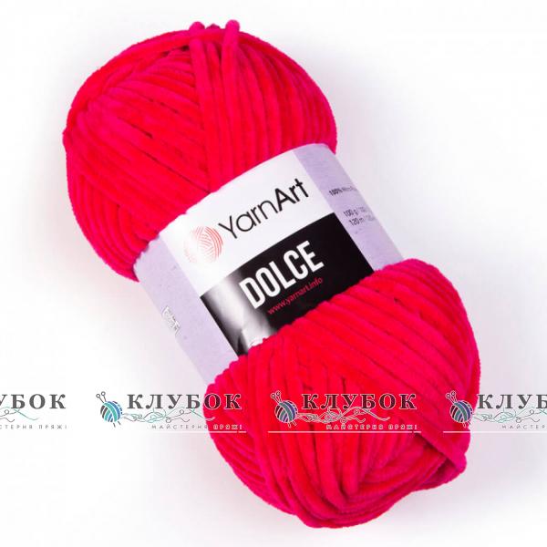 Плюшевая пряжа YarnArt «Dolce / Дольче» №759(малиновый)
