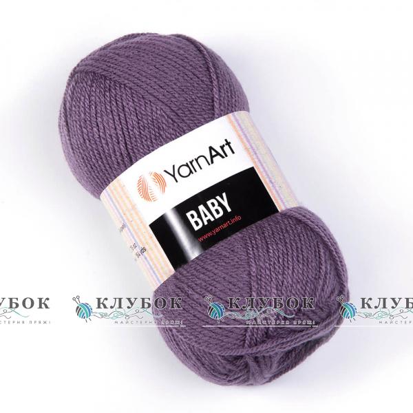 Пряжа YarnArt « Беби » №852(сливовый)