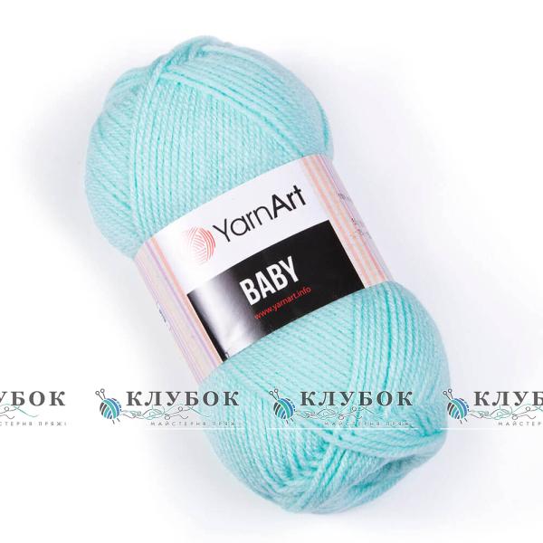 Пряжа YarnArt «Беби »  №856(мята)
