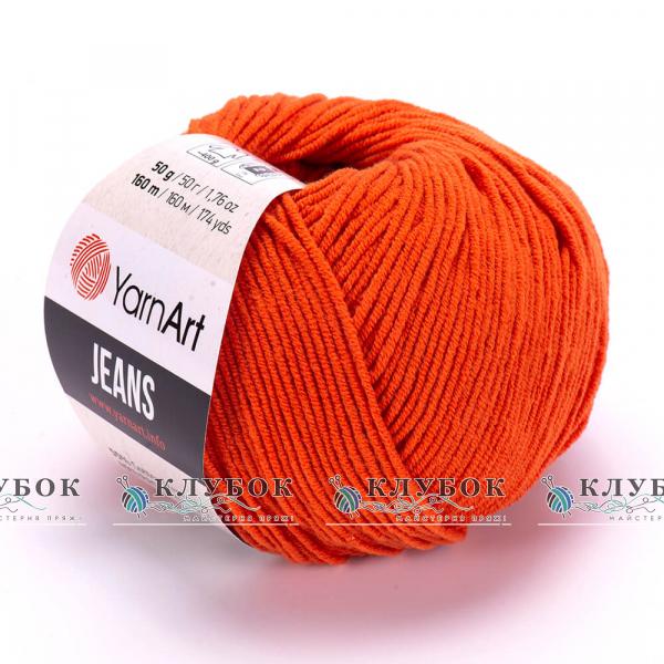 Пряжа YarnArt «Jeans / Джинс» Турция №85(кирпичный)