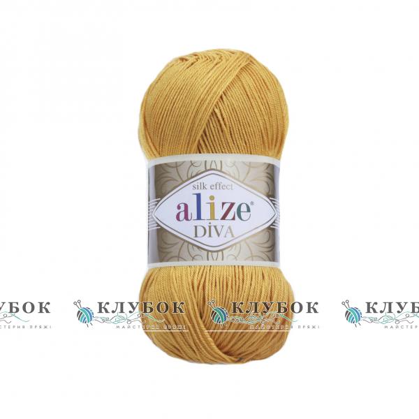 Пряжа Alize «Diva / Дива» №488(шафран)