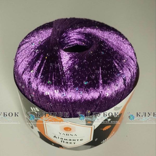 Пряжа Диаманте пайетка  №340(лаванда)