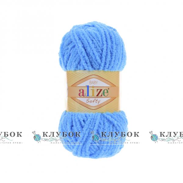 Плюшевая пряжа Alize «Softy / Софти»  №364(бирюза)