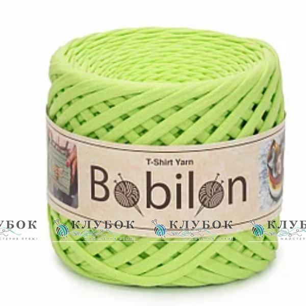 Трикотажна пряжа Bobilon Medium / Бобілон Медіум 7-9мм  (фісташковий)
