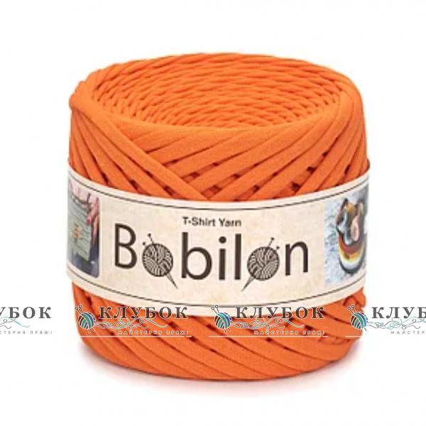 Трикотажная пряжа Bobilon Medium / Бобилон Медиум 7-9мм   (апельсин)