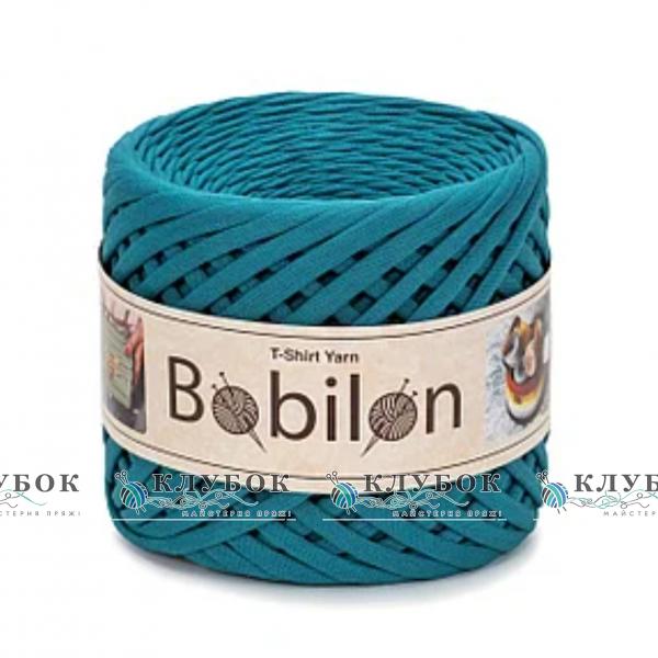 Трикотажна пряжа Bobilon Medium / Бобілон Медіум 7-9мм   (морська хвиля)