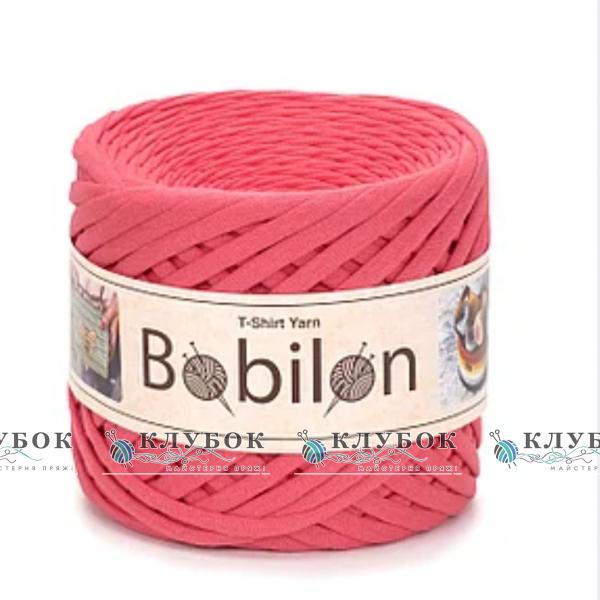 Трикотажна пряжа Bobilon Medium / Бобілон Медіум 7-9мм   (кораловий)