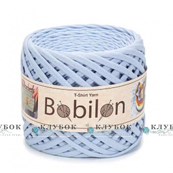 Трикотажная пряжа Bobilon Medium / Бобилон Медиум 7-9мм  (небесно голубой)